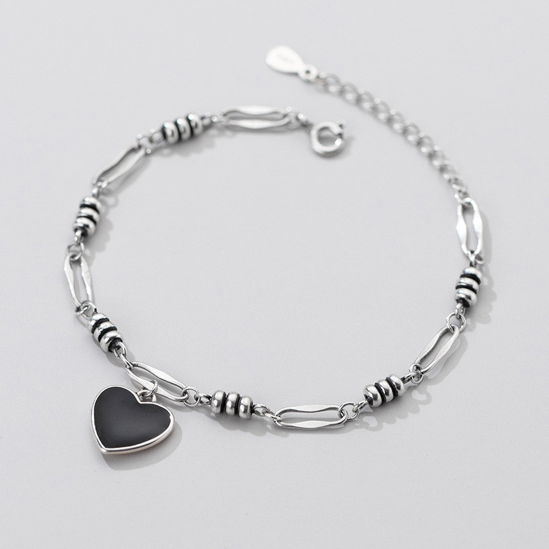 s925 sterling silver fashion irregular adjustable banglebracelet