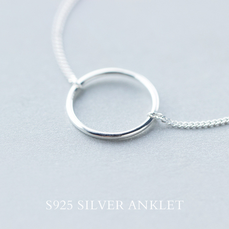 s925 sterling silver unique simple sweet charm bracelet