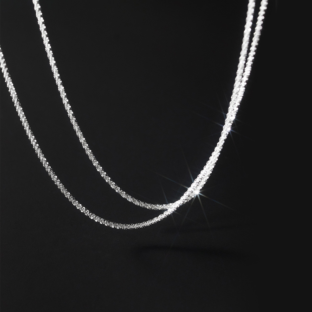 s925 sterling silver black gold disk necklace