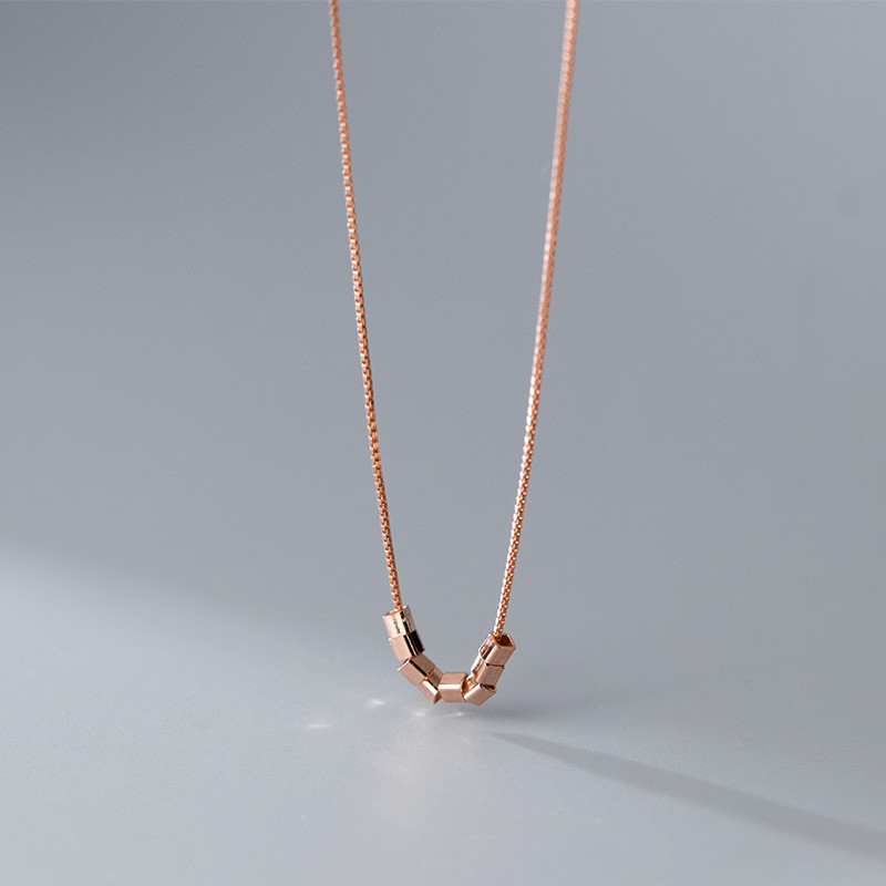 s925 sterling silver rhinestone necklace