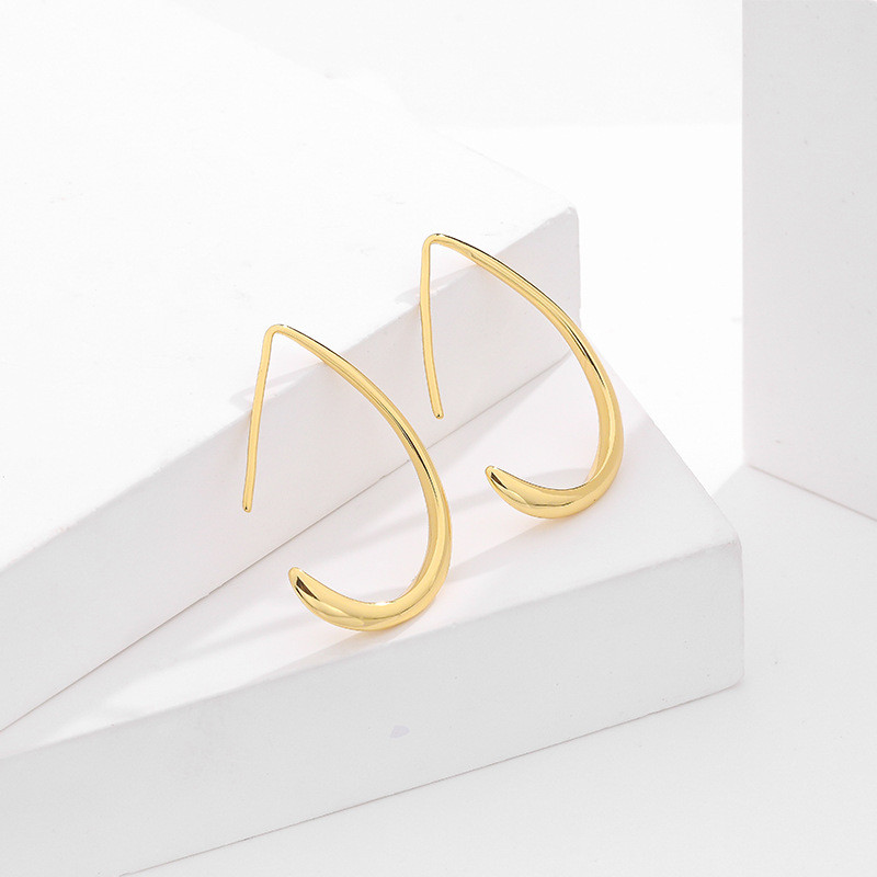 925 sterling silverins small unique irregular earrings