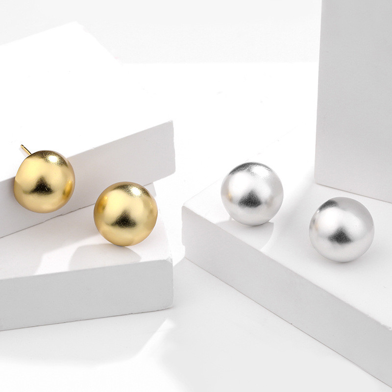 925 sterling silver simple vintageins earrings