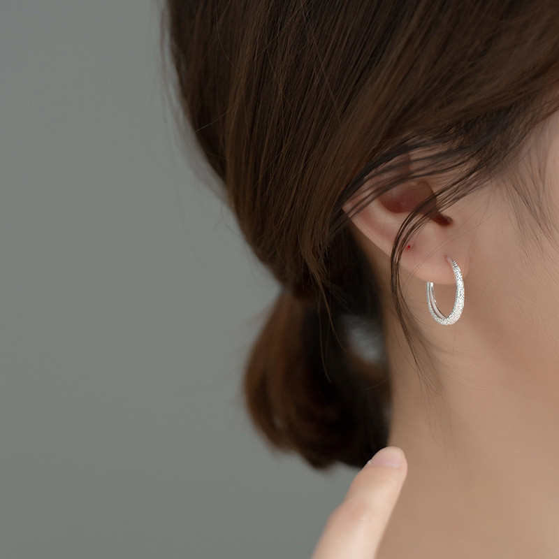 s925 sterling silver crown cute cute unique fashion chic earrings