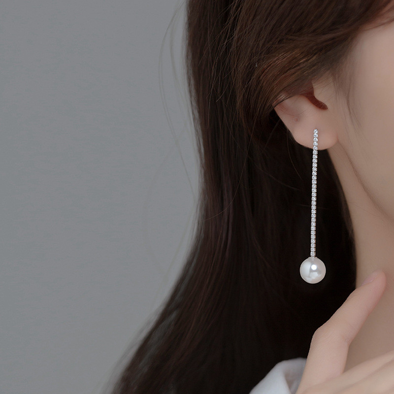 design minimalist chic doublelayerU qualitys925 sterling silver earrings