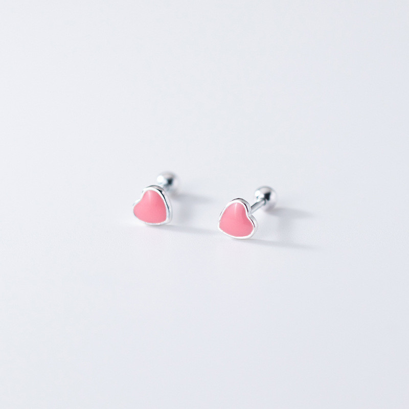 s925 sterling silver geometric hollowed bar rhinestone oval earrings