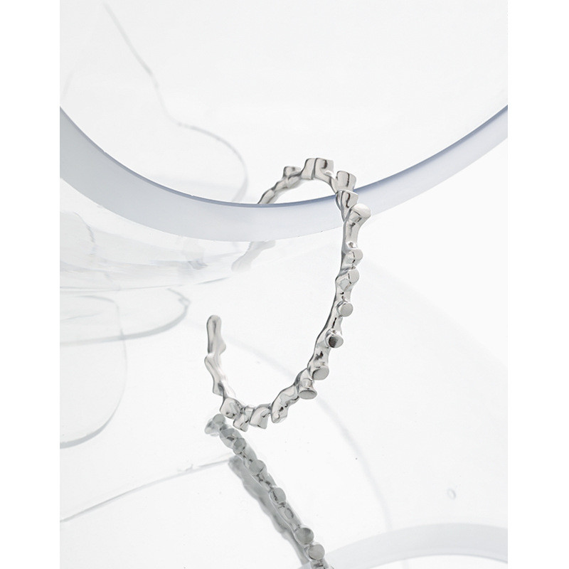 s925 sterling silver simple trendy bracelet