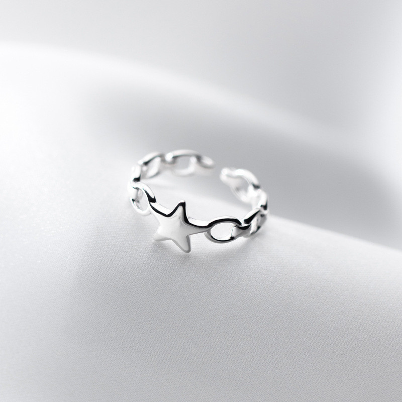 s925 sterling silver laye bar ring