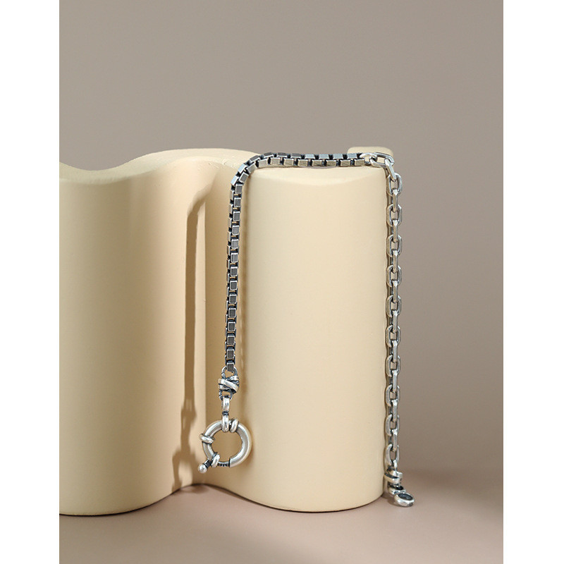 qualityOT cha925 sterling silver charm bracelet