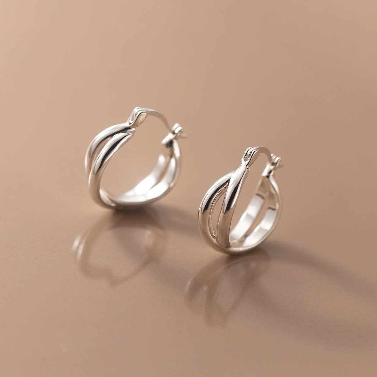 s925 sterling silver rhinestone pearl earrings