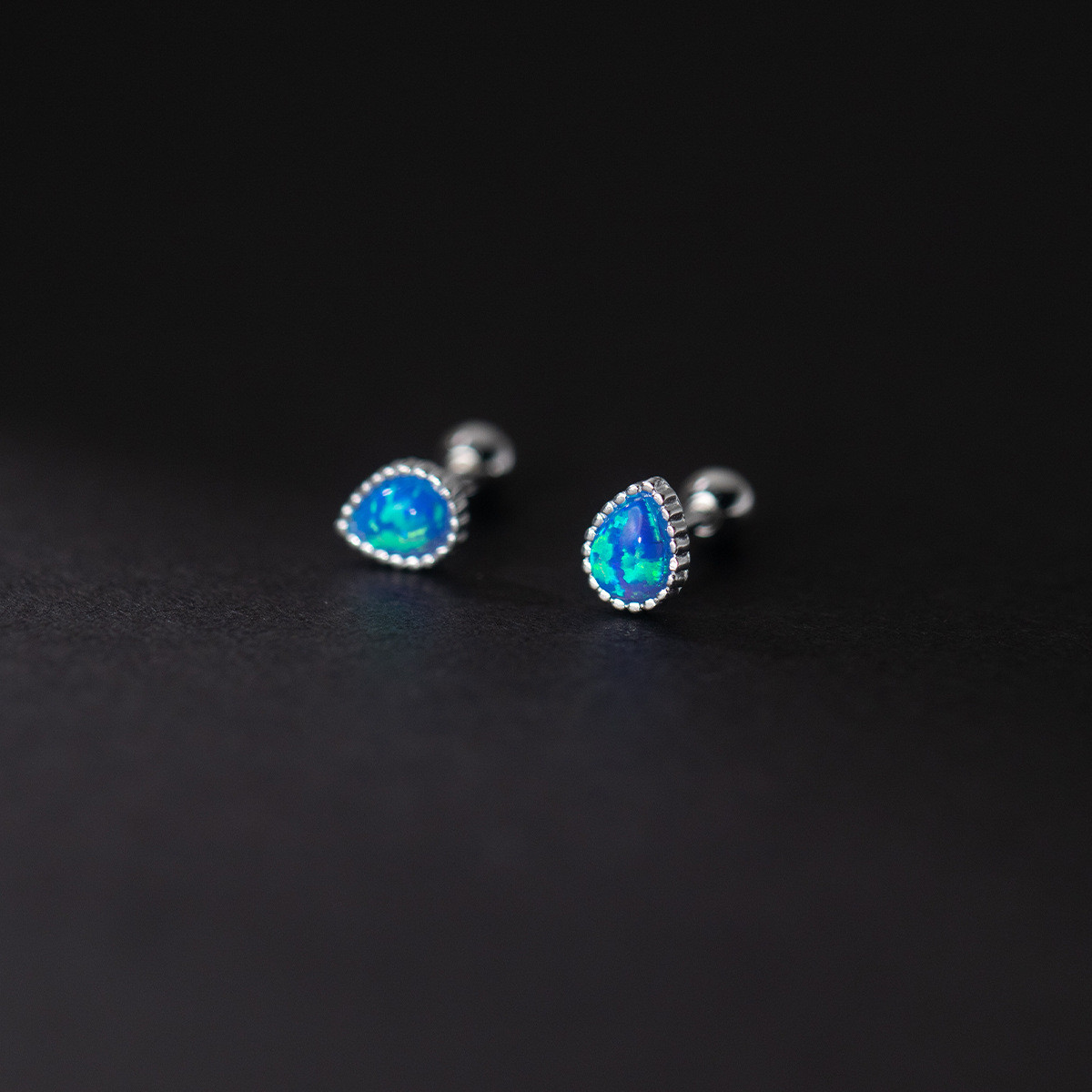 s925 sterling silver trendy cute rhinestone sweet earrings