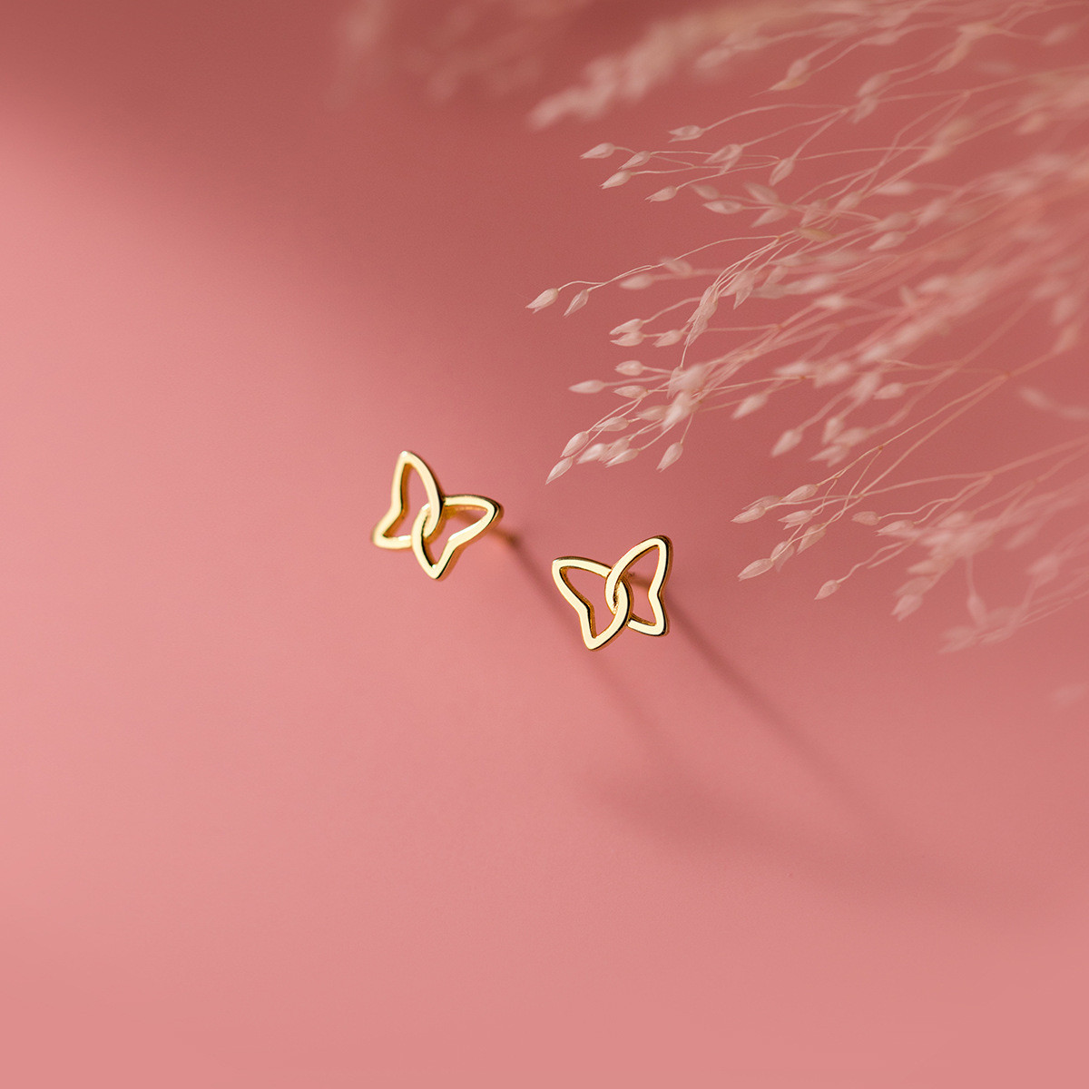 s925 sterling silver geometric chic triangle earrings