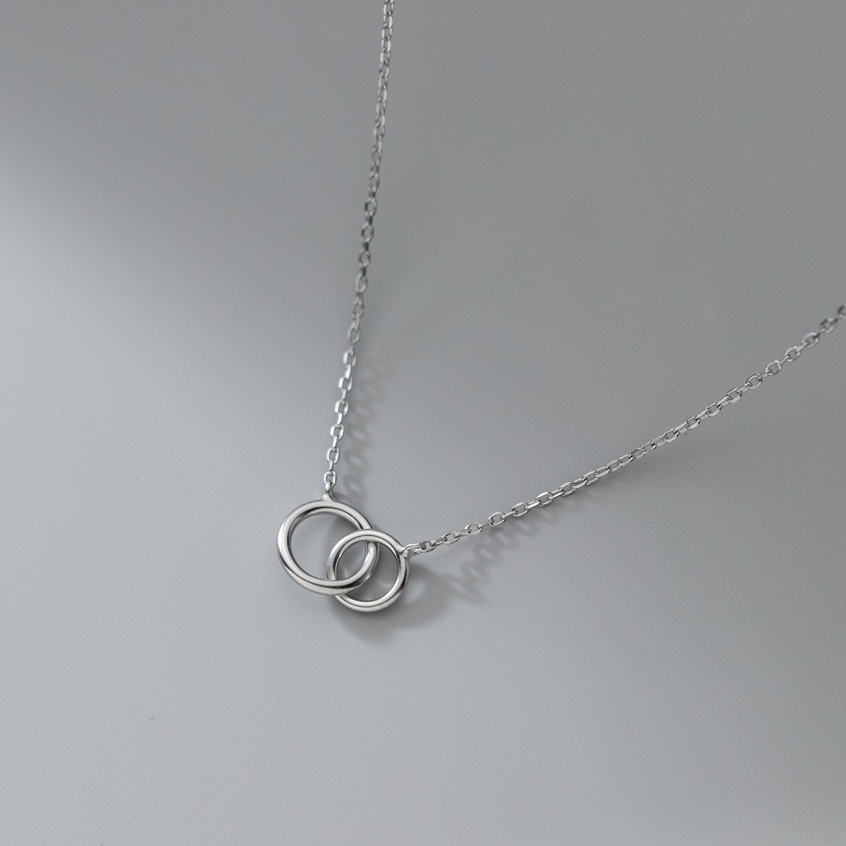 s925 sterling silver rhinestone necklace