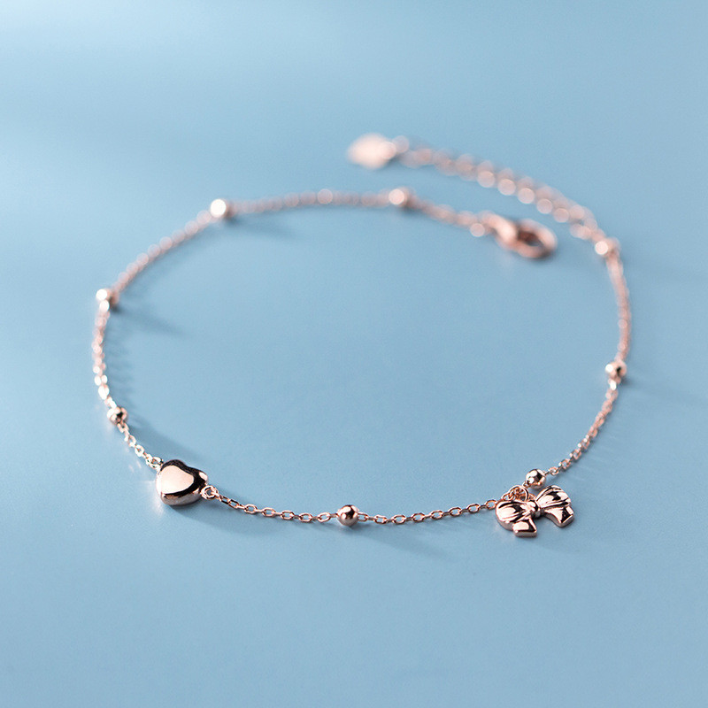s925 sterling silver heart banglebracelet