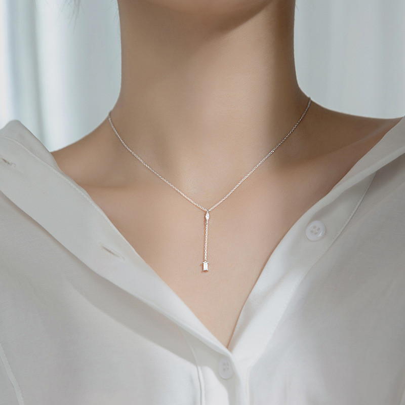 s925 sterling silver pearl necklace