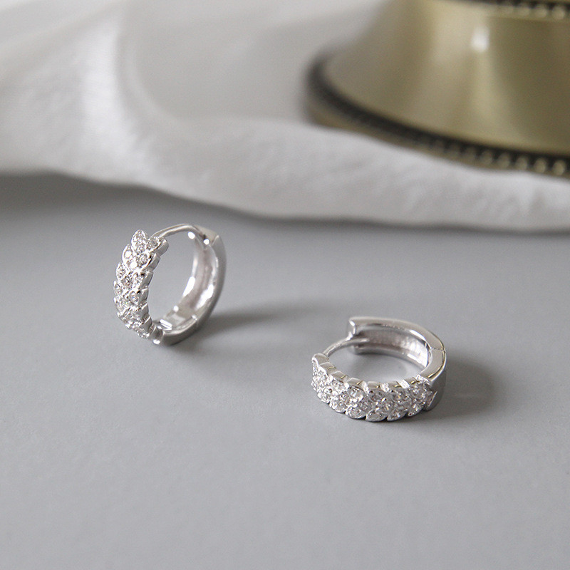 design minimalist quality s925 sterling silver stud earrings