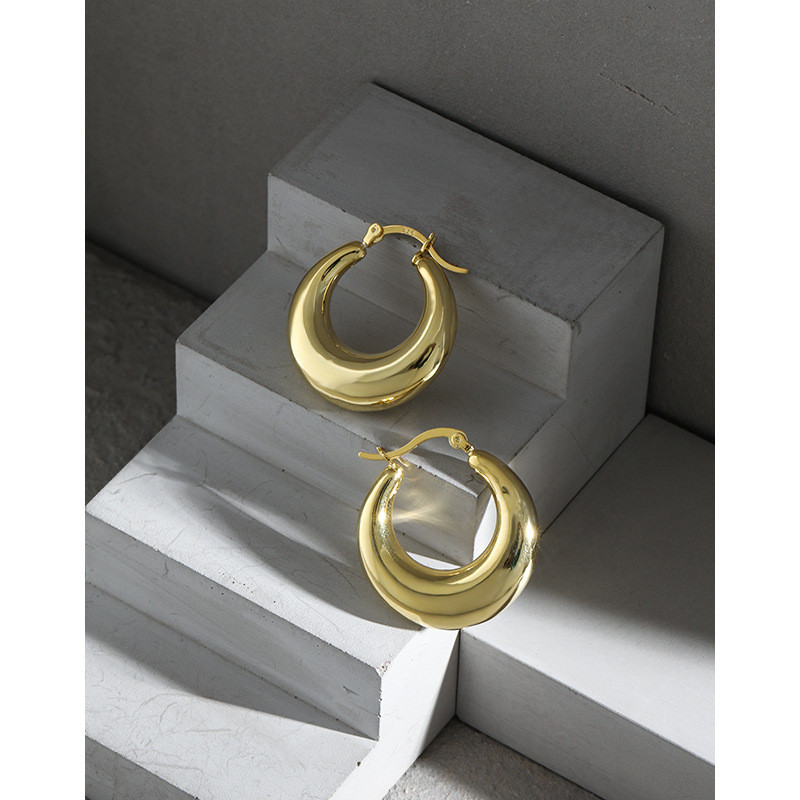 design minimalist chain bar quality s925 sterling silver stud earrings