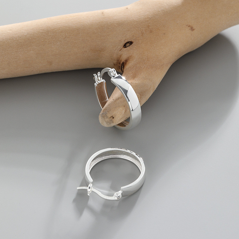 s925 sterling silver minimalist handmade clipon earrings