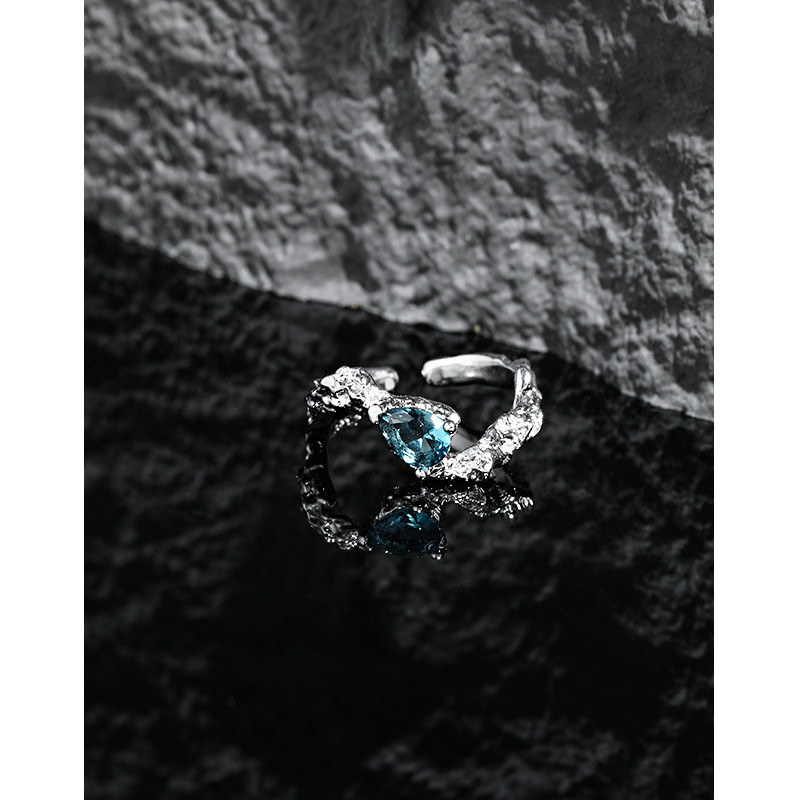 design quality green glazed s925 sterling silver ring