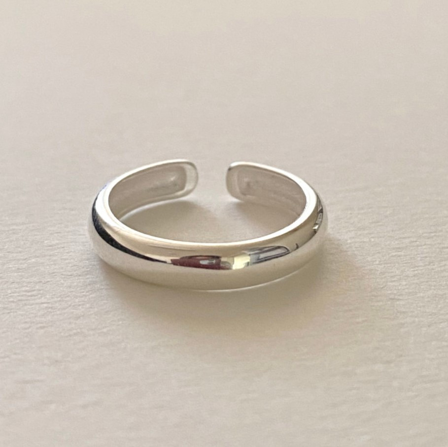 simple unique s925 sterling silver ring